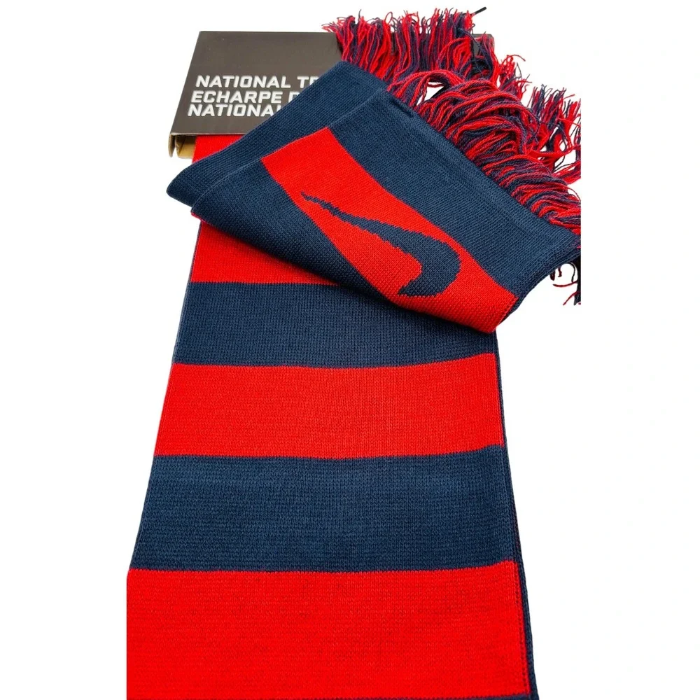 Nike US Soccer National Team Scarf NWT 2010‎ World Cup Reversible USA Knit